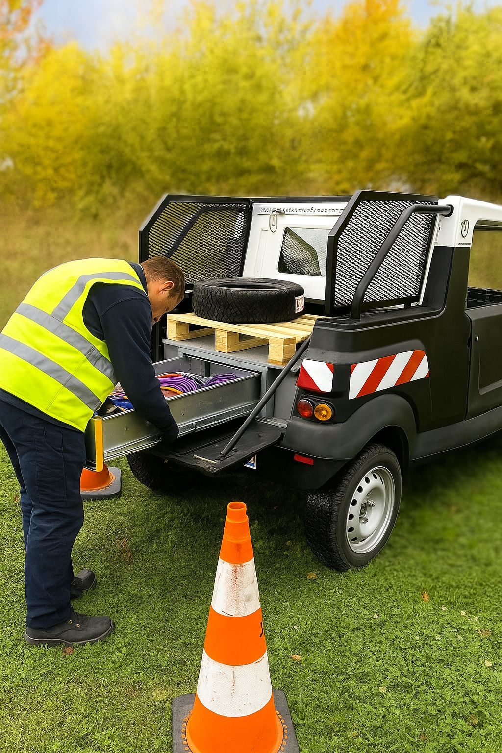 Galibot : véhicule de service électrique