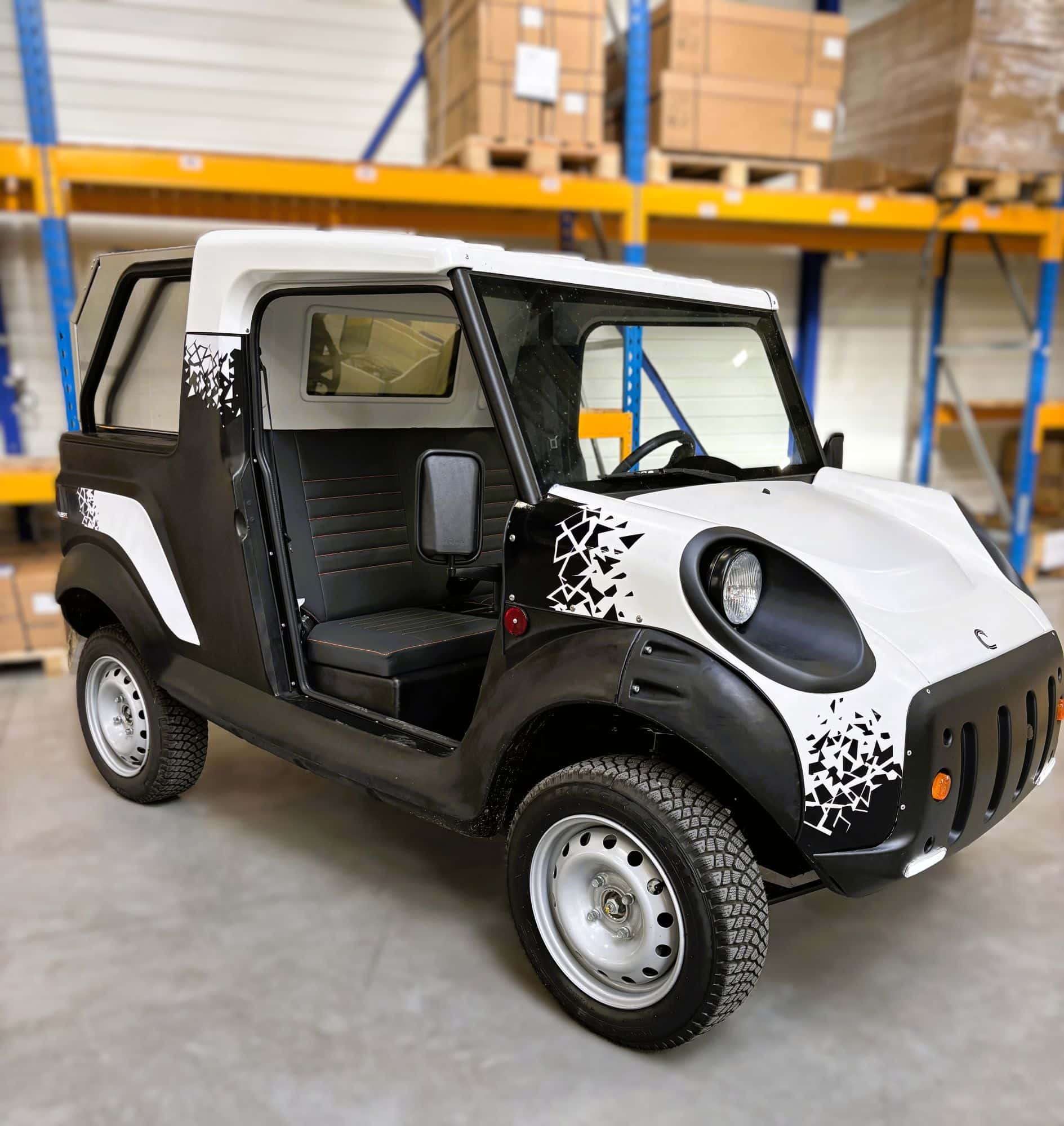 Galibot : véhicule pour les zones logistiques et aéroportuaires