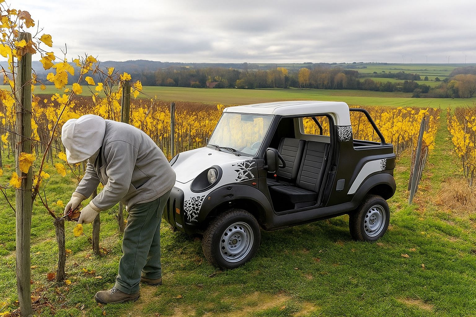 Le Galibot : utilitaire électrique conçu pour les exploitations agricoles, forestières et apicoles